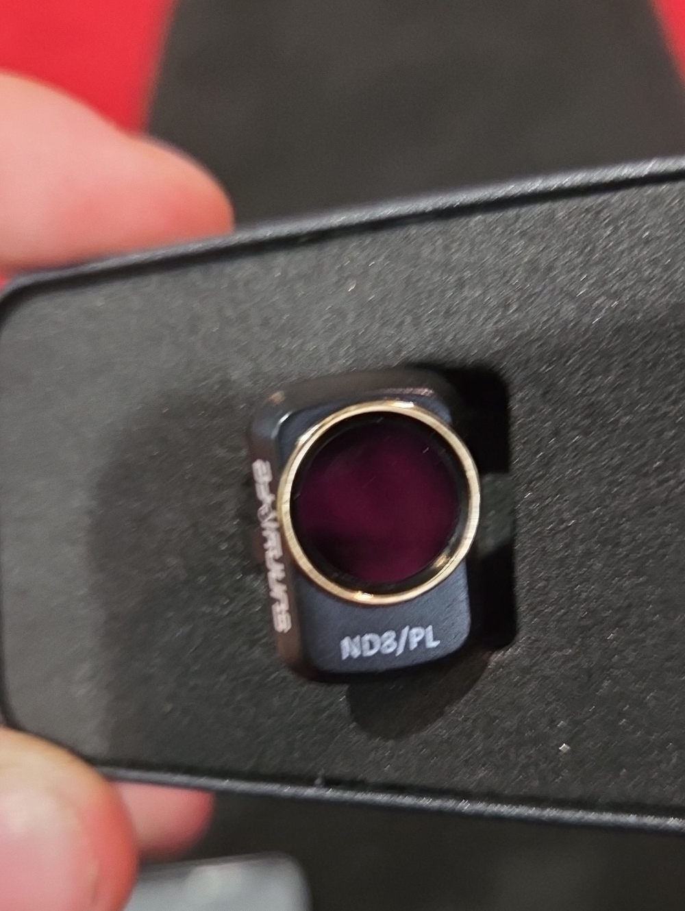 ND8/PL Camera Lens Filter - Black